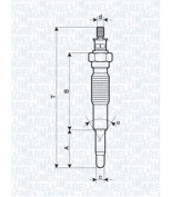 MAGNETI MARELLI - 062900077304 - Свеча накаливания